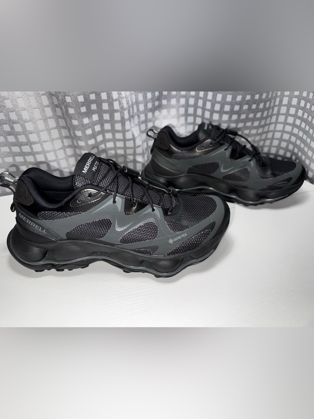Merrell SpeedArc Matis Gore-Tex Black Hiking Trail Sneakers SZ 6.5-7
